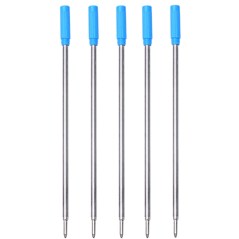 10 pcs/lot Hot Sale Metal Ballpoint Pen Refills 0.7mm Blue Ink Color Pens Refill for Writing School Office Stationery Supplies
10 pcs/lot Hot Sale Metal Ballpoint Pen Refills 0.7mm Blue Ink Color Pens Refill for Writing School Office Stationery Supplies