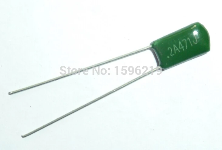 10 шт. Майларовый пленочный конденсатор 100 в 2A471J 470pF 0.47nF 2A471 5% полиэфирный