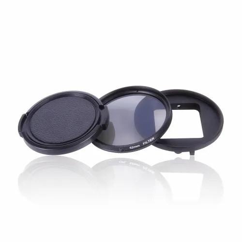3in1 1 set Cameras Accessories 52mm UV Filter + Filter Adapter + Lens Protective Cap for Gopro hero5 hero6 hero7 Accessories
3in1 1 set Cameras Accessories 52mm UV Filter + Filter Adapter + Lens Protective Cap for Gopro hero5 hero6 hero7 Accessories