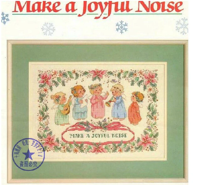 FREE Shipping Top Quality popular counted cross stitch kit make a joyful noise, 5 little choir angels church
FREE Shipping Top Quality popular counted cross stitch kit make a joyful noise, 5 little choir angels church