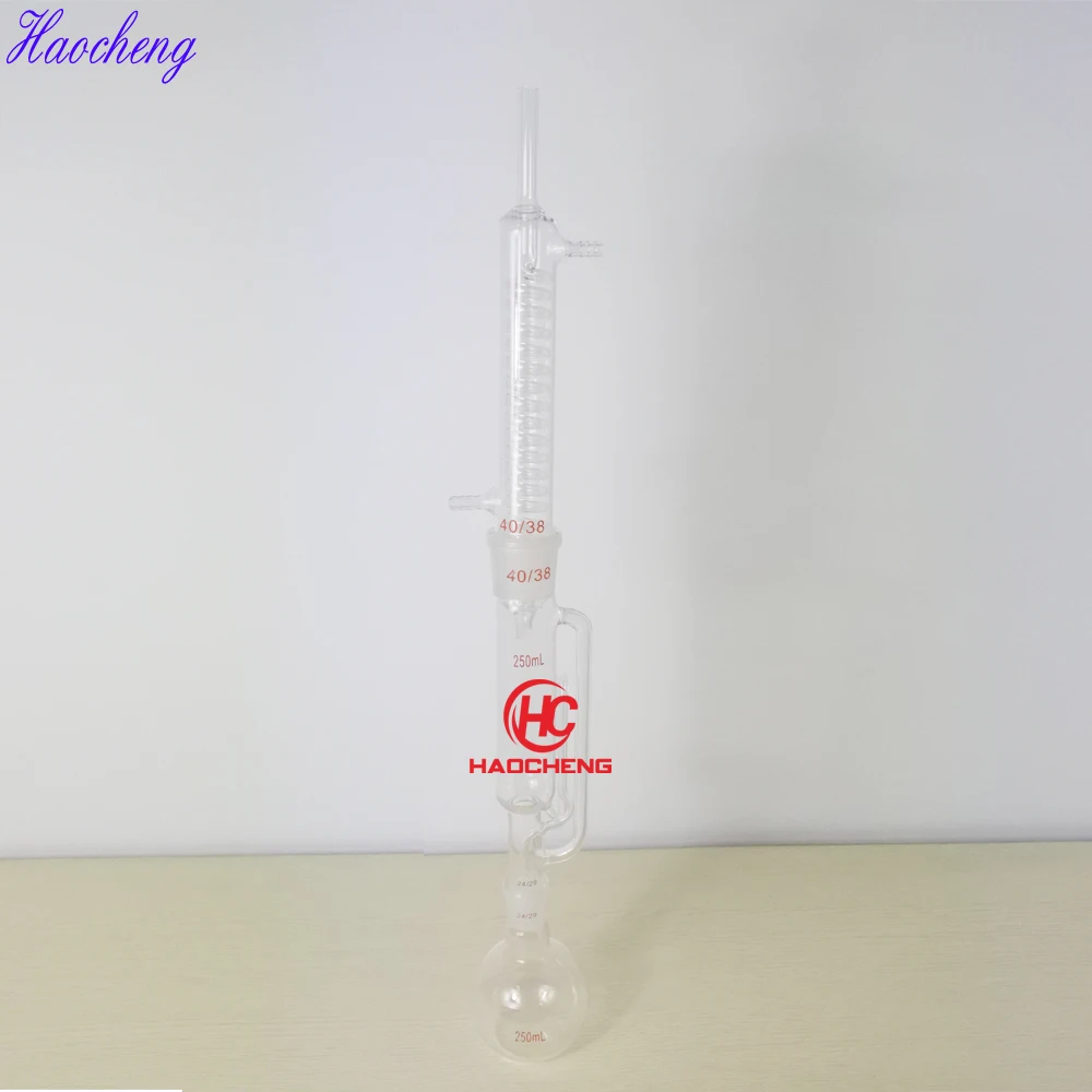Free shipping, 250ML Soxhlet Extraction Glassware System, Soxhlet Extrctor with Coiled Condenser
Free shipping, 250ML Soxhlet Extraction Glassware System, Soxhlet Extrctor with Coiled Condenser
