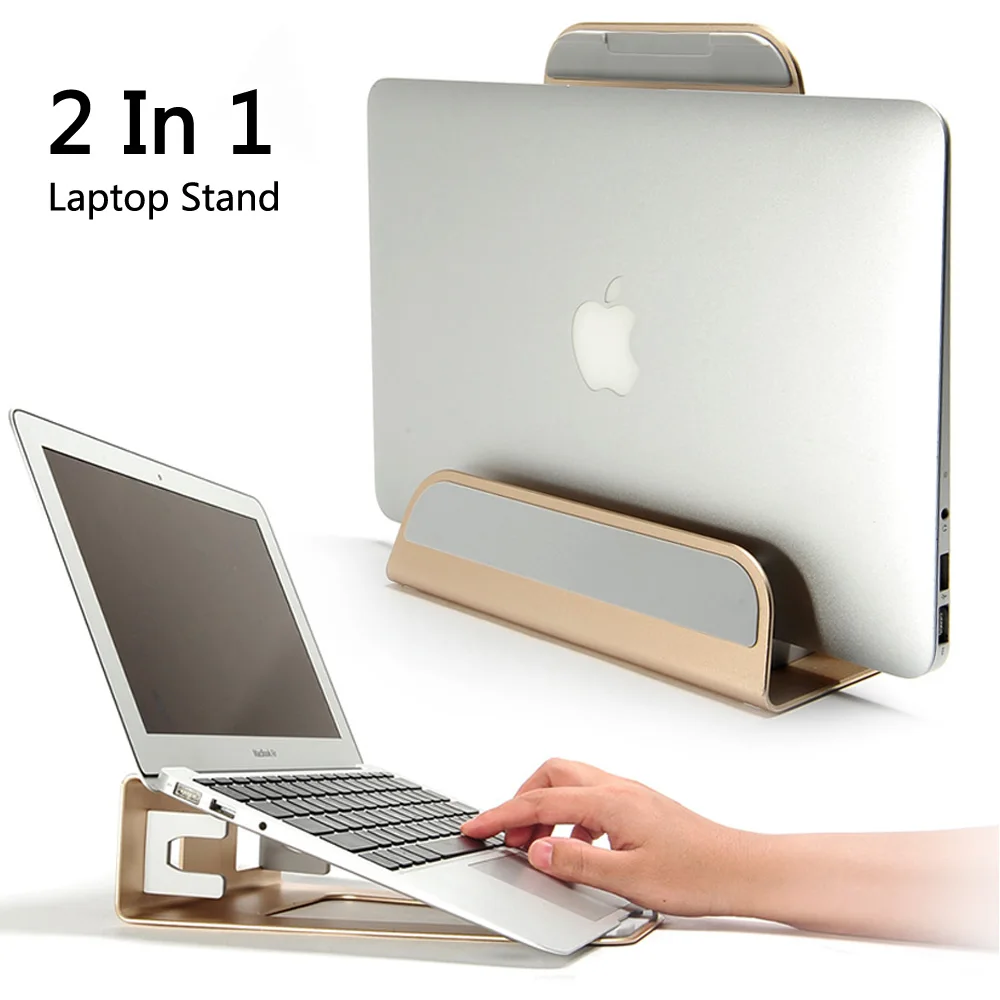 2 In 1 Function Aluminum Alloy Vertical Bracket Base/ Ergonomic Laptop Stand Cooling for Macbook Air Pro Retina 11 12 13 15 inch
2 In 1 Function Aluminum Alloy Vertical Bracket Base/ Ergonomic Laptop Stand Cooling for Macbook Air Pro Retina 11 12 13 15 inch