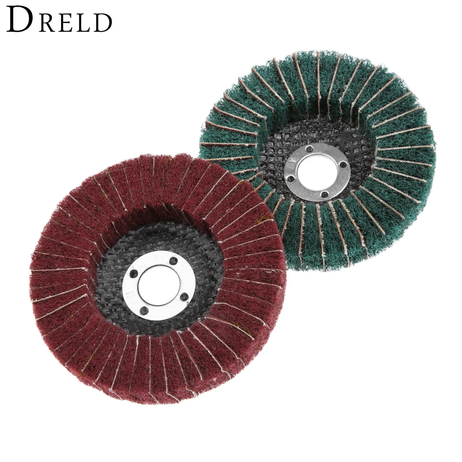 DRELD 2 шт. Dremel Аксессуары 100 мм 4 "покрыт нейлоновым волокном клапаном