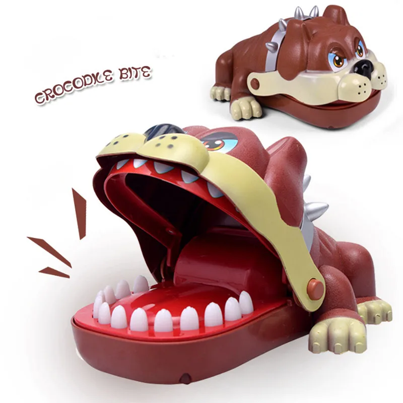 Dog Bite Finger Game Joke Novelty Funny fierce dog Toy party games Gift Kids Child Family Prank Maker Tricky challenge toys
Dog Bite Finger Game Joke Novelty Funny fierce dog Toy party games Gift Kids Child Family Prank Maker Tricky challenge toys
