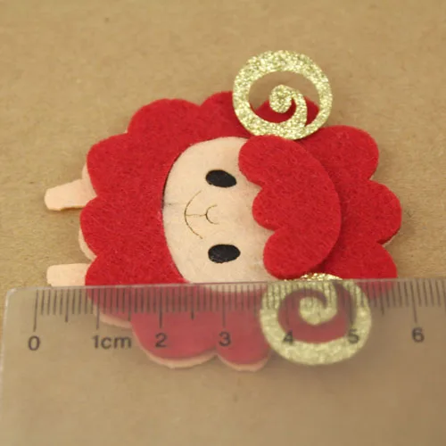 50pcs/lot Colorful Printing 55mm Animals Cartoon Cute Sheep Shape Handmade Non-wove felt diy jewelry garment/hair accessory
50pcs/lot Colorful Printing 55mm Animals Cartoon Cute Sheep Shape Handmade Non-wove felt diy jewelry garment/hair accessory