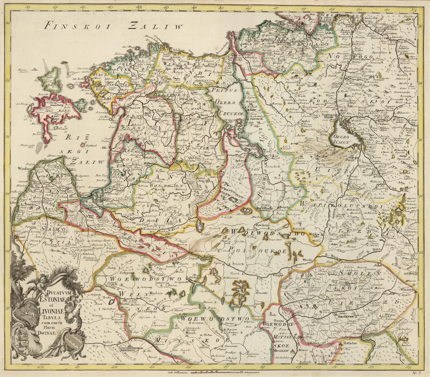 Винтажные карты мира плакат Ducatuum Estoniae et Livoniae классические холщовые картины