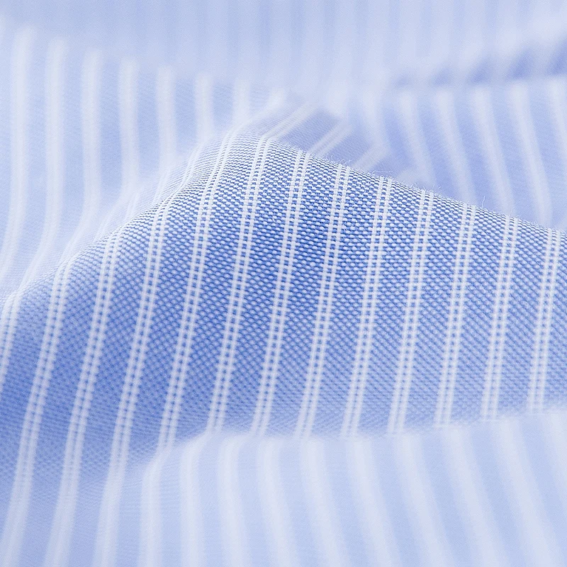 Classic Blue Striped Men Shirt Casual Patchwork Comfortable Dress Formal Shirts Regular Sleeve Business Slim Fit Male Clothing
Classic Blue Striped Men Shirt Casual Patchwork Comfortable Dress Formal Shirts Regular Sleeve Business Slim Fit Male Clothing