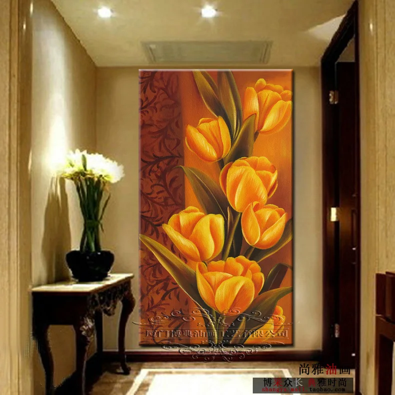 Modern entrance decorative painting modern mural tulip oil paintings wall multi color for choice
Modern entrance decorative painting modern mural tulip oil paintings wall multi color for choice