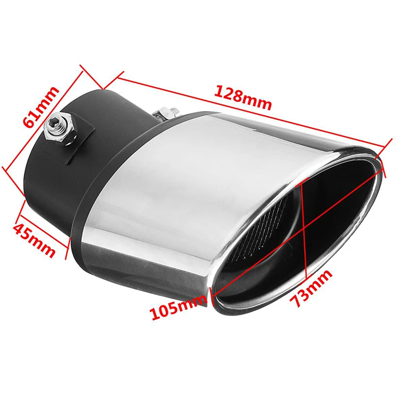 Stainless Steel Universal Car Exhaust Pipe Muffler Tip Exhaust Pipe Cover for Car styling Most Car Accessories
Stainless Steel Universal Car Exhaust Pipe Muffler Tip Exhaust Pipe Cover for Car styling Most Car Accessories