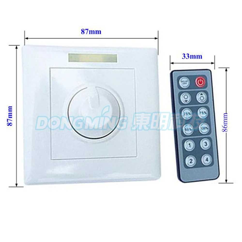 8A 12V 24V 12key + IR Remote Control LED Light Dimmer Screw Adjustable Brightness Wireless for string strip light Free Shipping
8A 12V 24V 12key + IR Remote Control LED Light Dimmer Screw Adjustable Brightness Wireless for string strip light Free Shipping