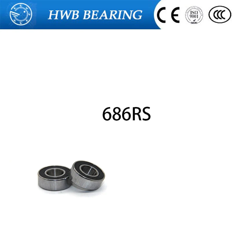 Free Shipping 686 2RS 6X13X5mm Steel Hybrid Ceramic Bearings/Bike Bearings 686-2RS 6*13*5mm
Free Shipping 686 2RS 6X13X5mm Steel Hybrid Ceramic Bearings/Bike Bearings 686-2RS 6*13*5mm
