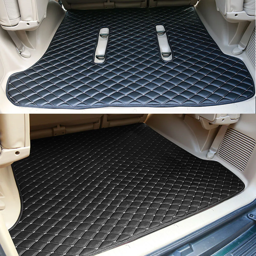 Кожа автомобиля задний багажник коврик ковры для Toyota Land Cruiser Prado 120 FJ120 2003 2004 2005 2006