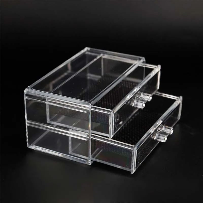 2 Drawers Acrylic Makeup Organizer Lipstick Nail Polish Clear Plastic Cosmetic Storage Box
2 Drawers Acrylic Makeup Organizer Lipstick Nail Polish Clear Plastic Cosmetic Storage Box