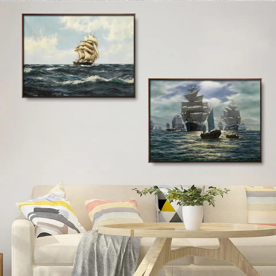 

Home Decoration Print Canvas Picture Wall Art Paintings Oil Unframed Drawings Retro landscape oil painting For Bedroom