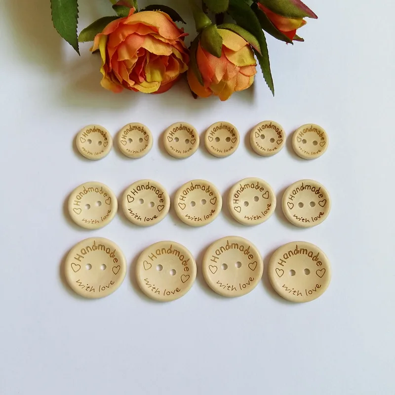 WBNNAS Mixed 3 Sizes Round Handmade Natural wood buttons 120pcs crafts and scrapbooking sewing accessories
WBNNAS Mixed 3 Sizes Round Handmade Natural wood buttons 120pcs crafts and scrapbooking sewing accessories