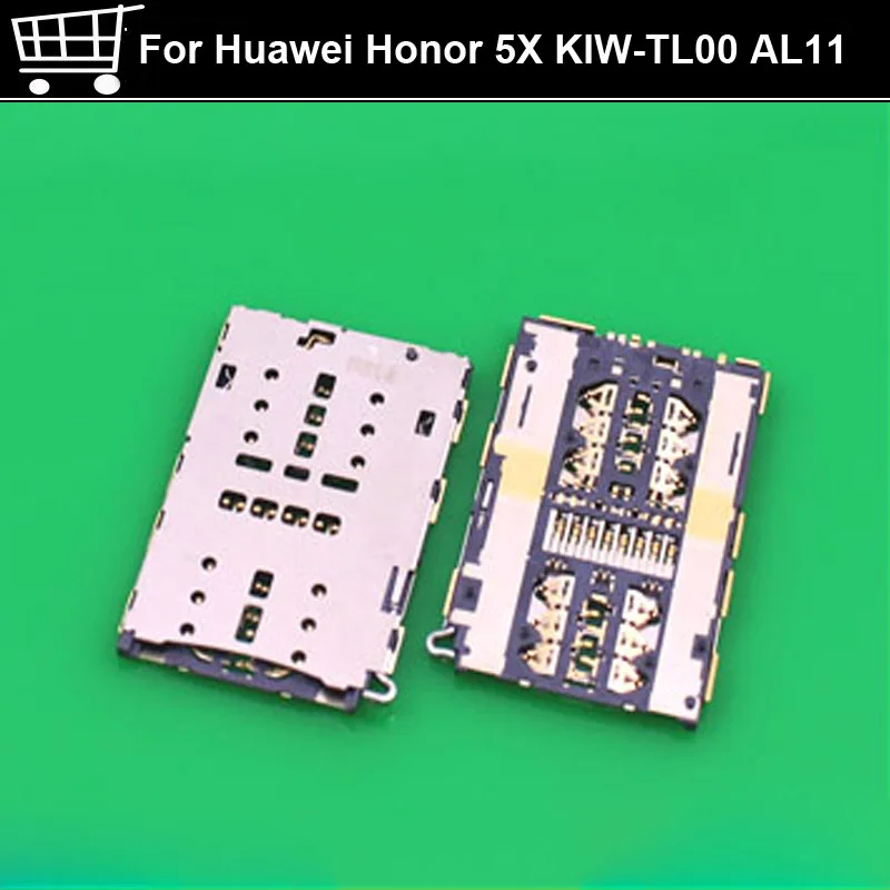 2psc/lot Original for Huawei Honor 5X 5 X KIW-TL00 AL11 SIM Card Slot Reader SD Card Connector Socket Holder Tray Parts
2psc/lot Original for Huawei Honor 5X 5 X KIW-TL00 AL11 SIM Card Slot Reader SD Card Connector Socket Holder Tray Parts