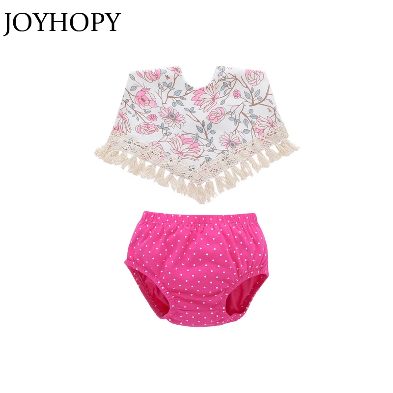 JOYHOPY Infant Baby Girls Clothes Outfits 2PCS Bibs+Shortss Enfant Baby Girl Clothes set
JOYHOPY Infant Baby Girls Clothes Outfits 2PCS Bibs+Shortss Enfant Baby Girl Clothes set