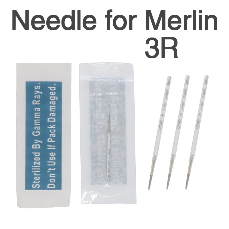 100pcs 3R Merlin Tattoo Needles For Permanent Makeup Eyebrow and Lip Designs Deluxe Merlin Machine 100 pcs needle tip for gift
100pcs 3R Merlin Tattoo Needles For Permanent Makeup Eyebrow and Lip Designs Deluxe Merlin Machine 100 pcs needle tip for gift