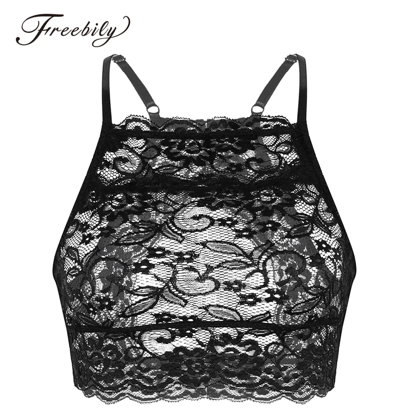 Sexy Women Seamless Bra Brassiere Lingerie Adjustable Spaghetti Straps See Through Lace Cut Out Back Bralette Crop Tank Tops
Sexy Women Seamless Bra Brassiere Lingerie Adjustable Spaghetti Straps See Through Lace Cut Out Back Bralette Crop Tank Tops