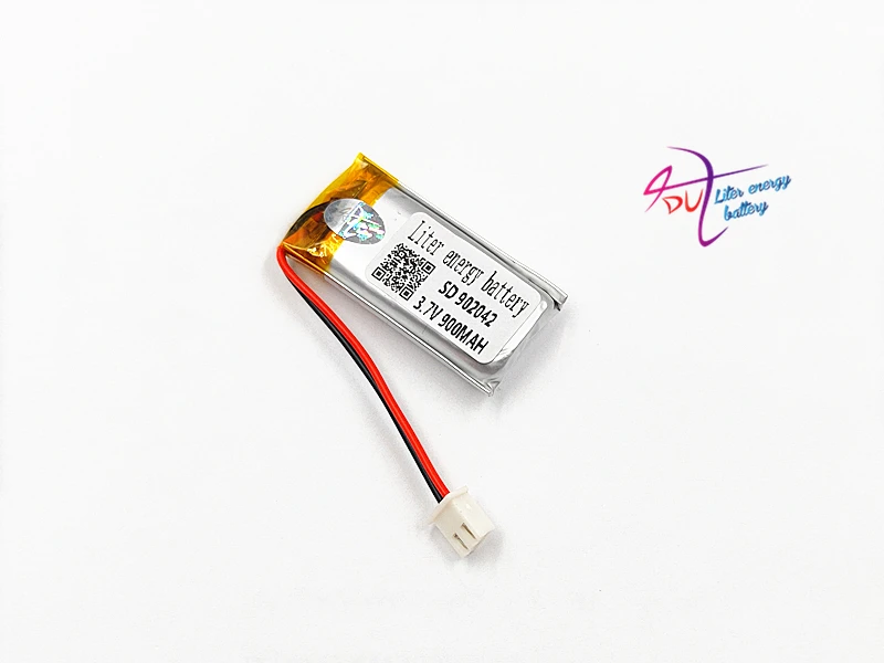 JST PH 2.54mm 2pin 3.7V 900MAH 902042 902040 Lithium Polymer LiPo Rechargeable battery with connector for Handheld GPS bluetooth
JST PH 2.54mm 2pin 3.7V 900MAH 902042 902040 Lithium Polymer LiPo Rechargeable battery with connector for Handheld GPS bluetooth