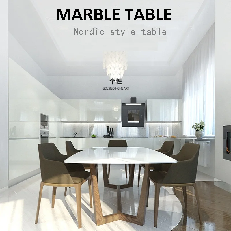 U-BEST Nordic home furniture modern dining room faux marble table,contemporary furniture rectangle designer table
U-BEST Nordic home furniture modern dining room faux marble table,contemporary furniture rectangle designer table