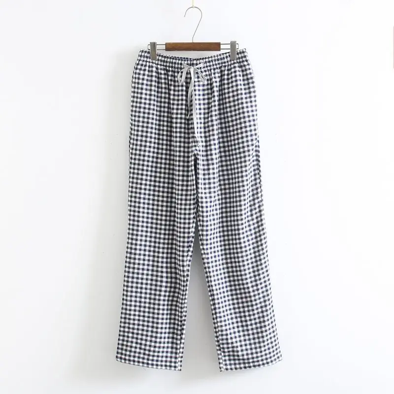 Сезон весна-осень Мужская 100% хлопок пижамные штаны для мужчин мужской размера