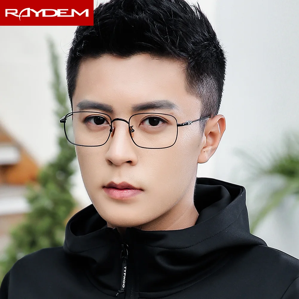 2018 Raydem Alloy Men Optical Glasses Ultralight Square frame Decorative HD lens Fashion Women Eyeglasses Metal Men's Eyewear
2018 Raydem Alloy Men Optical Glasses Ultralight Square frame Decorative HD lens Fashion Women Eyeglasses Metal Men's Eyewear