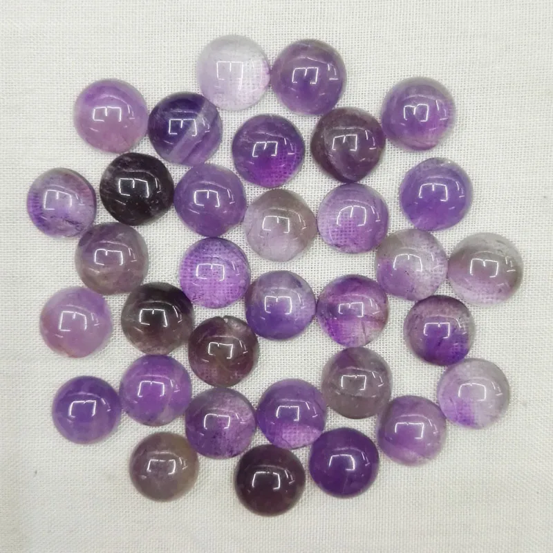 trendy Amethysts Natural Stone round Beads 10MM round cabochon cab stones DIY 50Pcs/lot wholesale charm fashion
trendy Amethysts Natural Stone round Beads 10MM round cabochon cab stones DIY 50Pcs/lot wholesale charm fashion