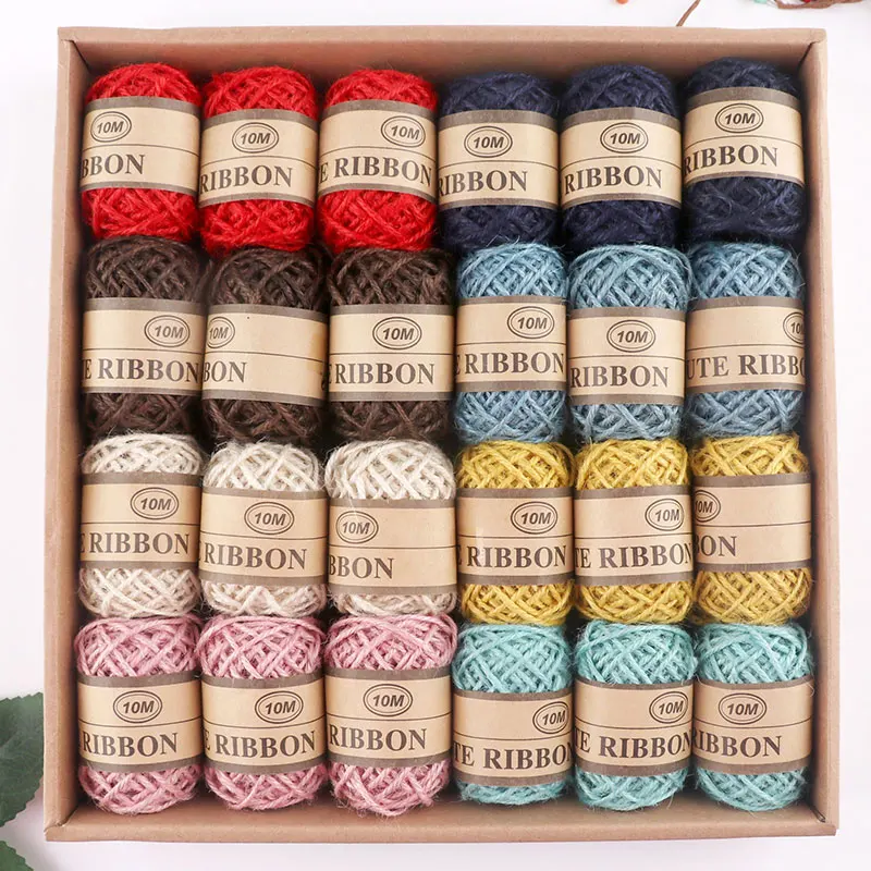 Colorful linen rope DIY Vintage Linen rope decoration linen rope children's knitting rope photo linen rope 8 colors 24 rolls
Colorful linen rope DIY Vintage Linen rope decoration linen rope children's knitting rope photo linen rope 8 colors 24 rolls