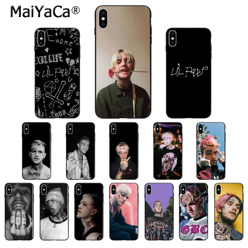 MaiYaCa Rap singer Lil открытый высококачественный чехол для телефона iPhone 5 5Sx 6 7 7plus 8 8Plus X XS