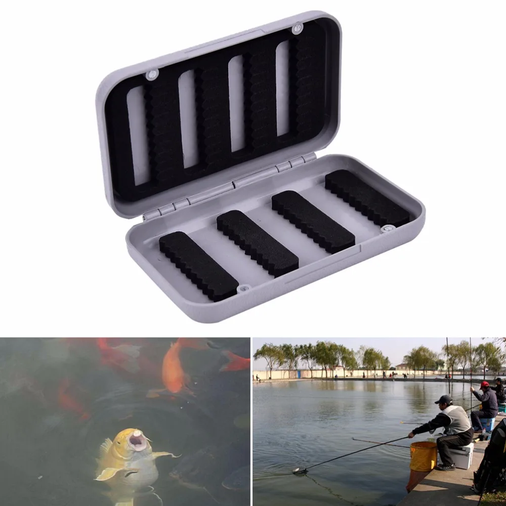 Fly Fishing Box Double Side Clear Slit Foam Fishing Tackle Storage Case Box For Lure Baits Hooks De Pesca
Fly Fishing Box Double Side Clear Slit Foam Fishing Tackle Storage Case Box For Lure Baits Hooks De Pesca