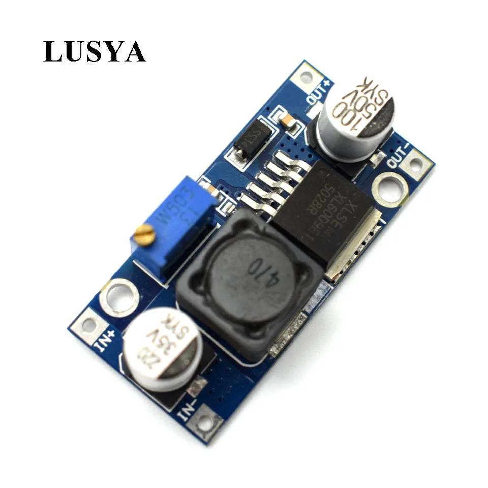 Lusya 5 шт./лот XL6009 DC boost регулируемая плата модуля питания Выход 4A ток 5/6/9/12v