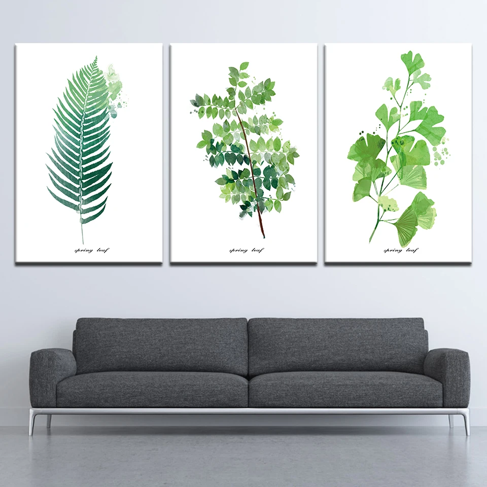 Canvas Painting modern minimalist style green leaves Nordic Wall Art Painting Modular Wallpapers Poster Print Home Decor
Canvas Painting modern minimalist style green leaves Nordic Wall Art Painting Modular Wallpapers Poster Print Home Decor