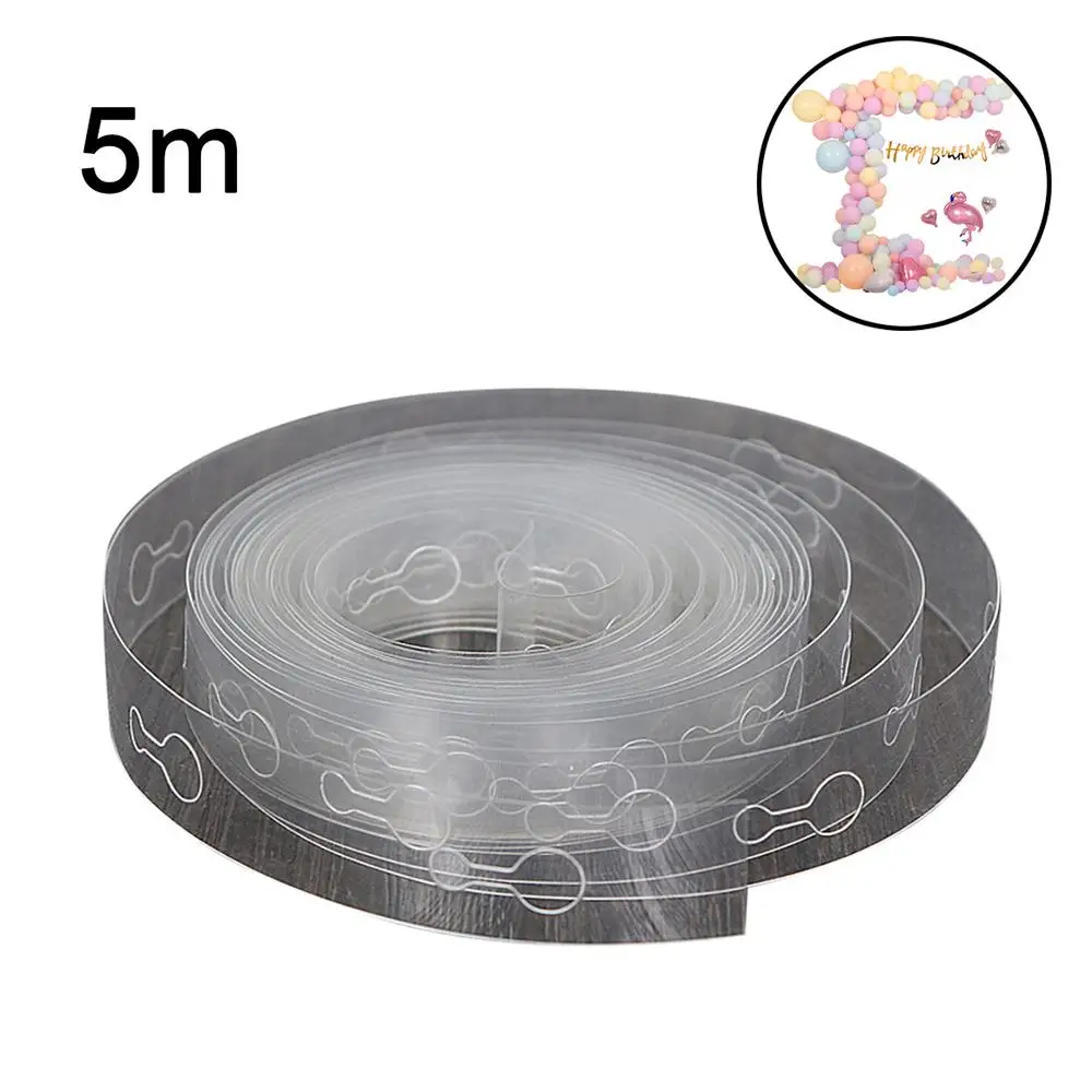 5m Plastic Transparent Balloon Chain Tape Arch Connect Strip for Wedding Birthday Party Decor New Arrival 2019
5m Plastic Transparent Balloon Chain Tape Arch Connect Strip for Wedding Birthday Party Decor New Arrival 2019