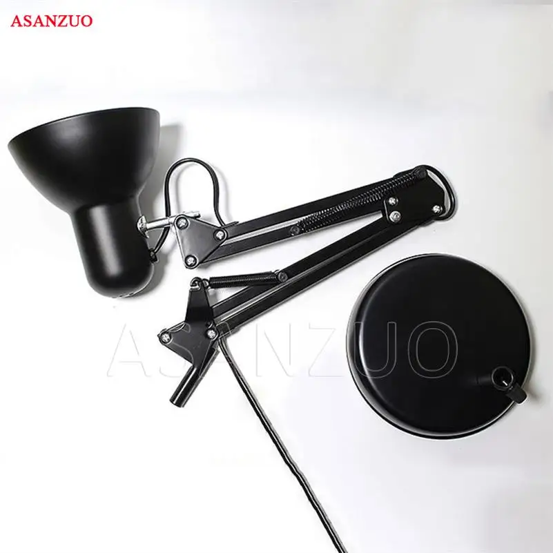 American Style Desk Lamp Work Office Student Reading Eye protection Table Lamp Arm collapsible Black Table Lamp
American Style Desk Lamp Work Office Student Reading Eye protection Table Lamp Arm collapsible Black Table Lamp