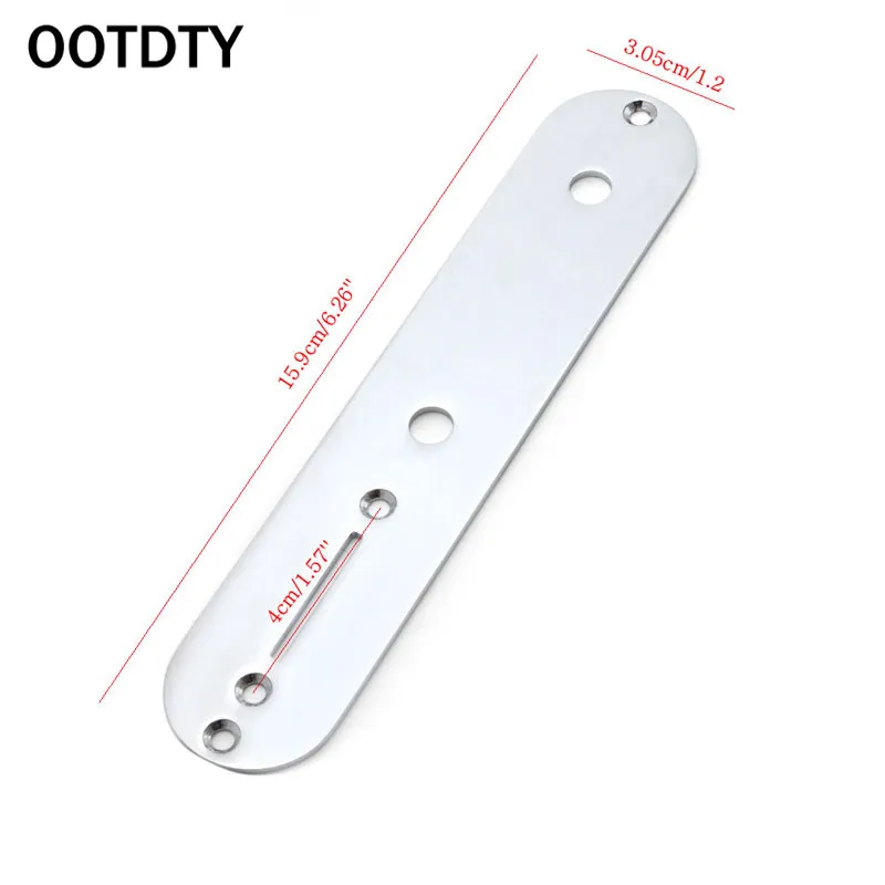 OOTDTY Quality Telecaster electric guitar control switch plate in chrome
OOTDTY Quality Telecaster electric guitar control switch plate in chrome