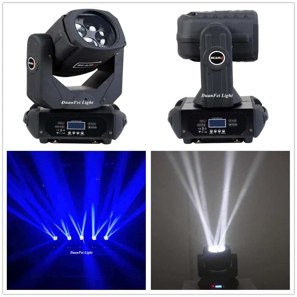 Диско этапа Dj эффект Лира Dmx512 супер луч 4x25 Вт Rgbw СИД Moving головной светильник|dj