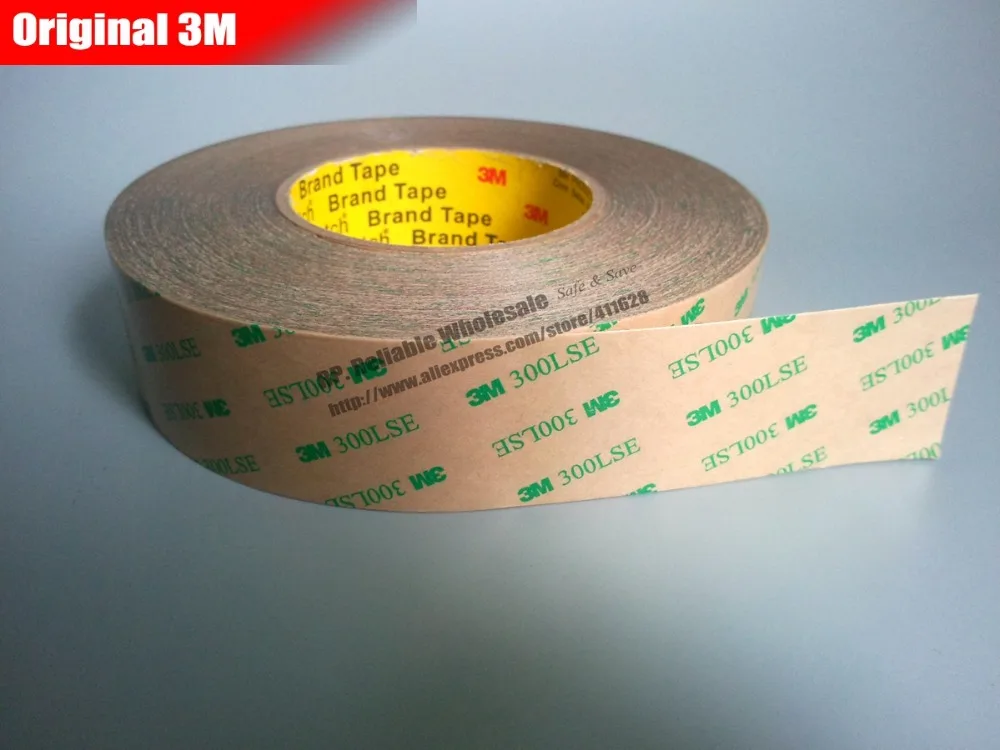 1x 24mm or (25mm/26mm) * 55meters Ultra Strong 3M 300LSE Double Coated Adhesive Tape, Waterproof for Touch Panel, Screen, Frame
1x 24mm or (25mm/26mm) * 55meters Ultra Strong 3M 300LSE Double Coated Adhesive Tape, Waterproof for Touch Panel, Screen, Frame
