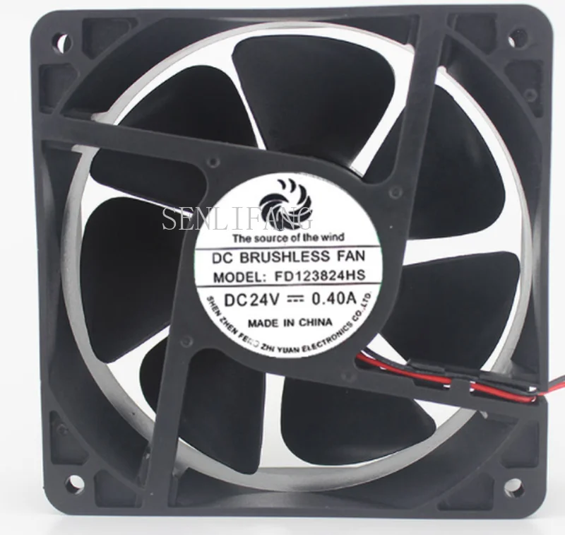 Free shipping FD123824HS DC 24V 0.4A 2 Wires 12038 12cm 120*120*38mm Inverter Cooling Fan
Free shipping FD123824HS DC 24V 0.4A 2 Wires 12038 12cm 120*120*38mm Inverter Cooling Fan