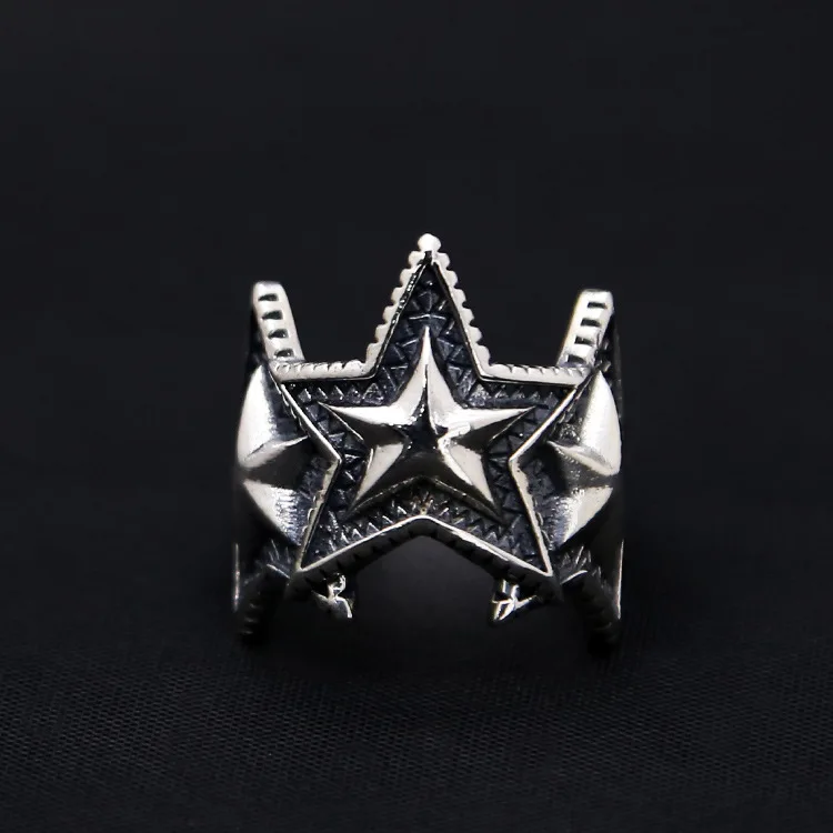 Оптовая продажа с фабрики Серебряное классическое кольцо Cody азиатской звезды