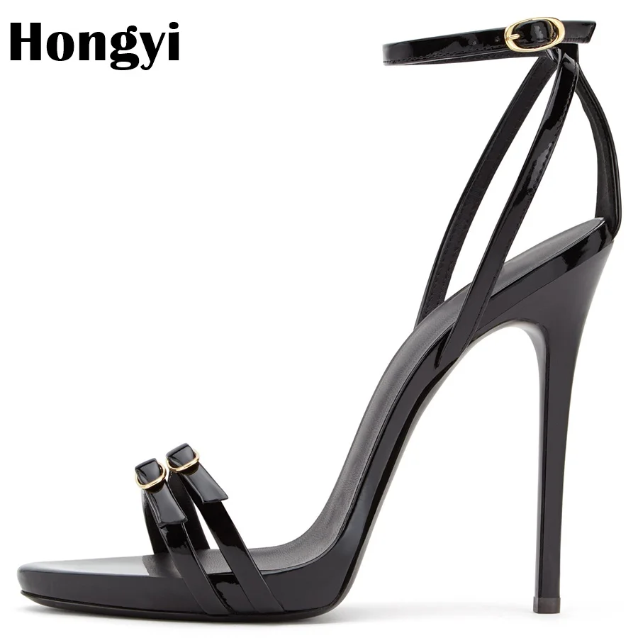 Hongyi Summer Sexy Sandals Women Open Toe Slingback Extreme High Heels Buckle Strap Black Graceful Party Shoes Plus Size
Hongyi Summer Sexy Sandals Women Open Toe Slingback Extreme High Heels Buckle Strap Black Graceful Party Shoes Plus Size