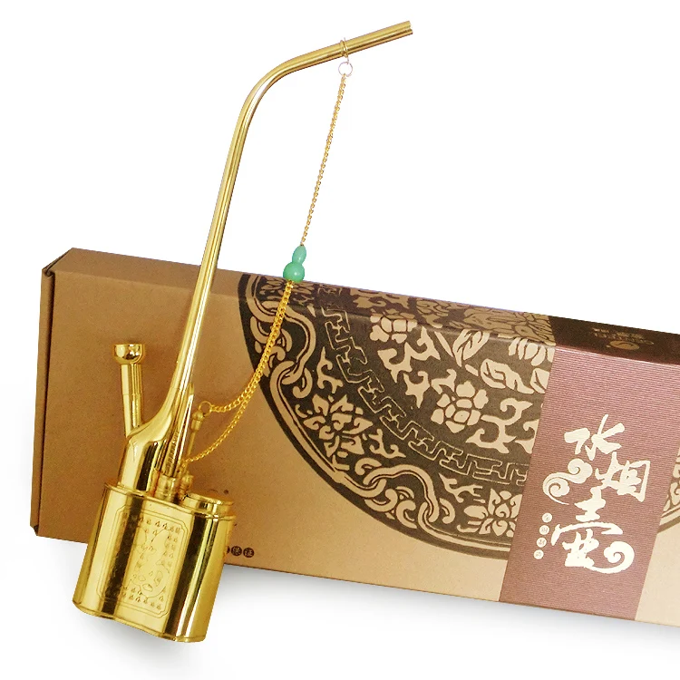 High Quality copper Vintage Large hookah water tobacco pipe Brass Cigarette holder Smoking Pipe With Gift Box
High Quality copper Vintage Large hookah water tobacco pipe Brass Cigarette holder Smoking Pipe With Gift Box