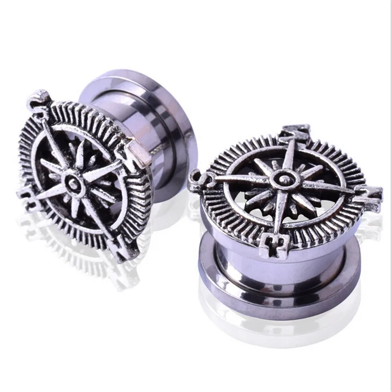 Stainless Steel Ear Plugs Tunnels Flesh Expansions Piercing Anchor Ear Plugs Earring Gauges Ears Expanders Rings Body Jewelry
Stainless Steel Ear Plugs Tunnels Flesh Expansions Piercing Anchor Ear Plugs Earring Gauges Ears Expanders Rings Body Jewelry