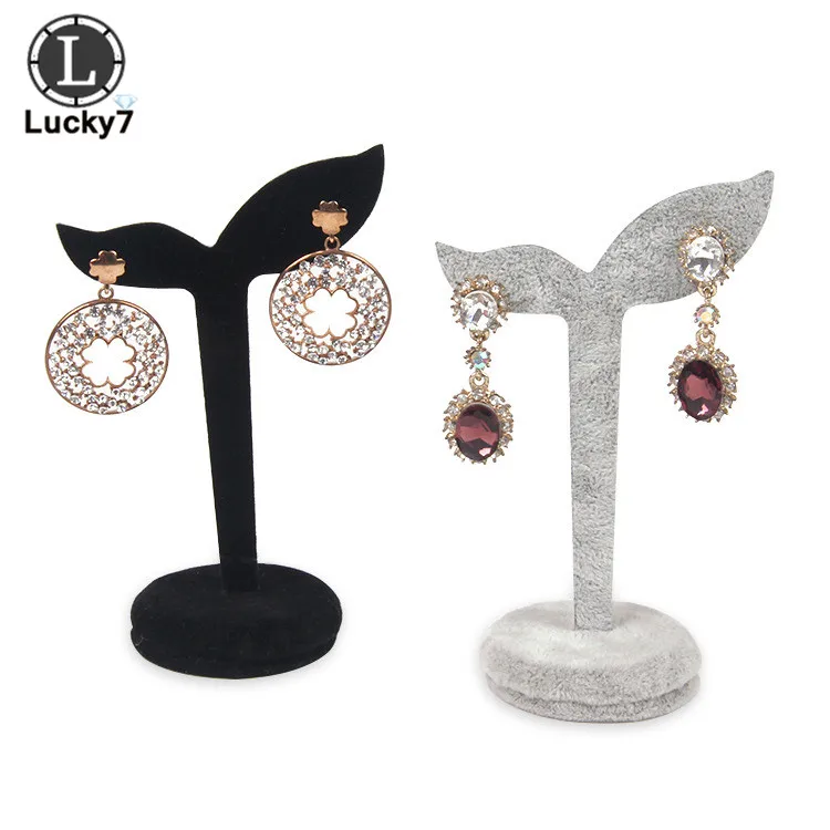 Black Velvet Alloy Earrings Display T-Shape Stand Showcase Jewelry Organizer Holder Newest
Black Velvet Alloy Earrings Display T-Shape Stand Showcase Jewelry Organizer Holder Newest