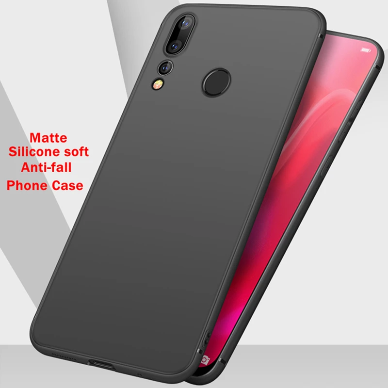 Роскошный мягкий силиконовый матовый чехол для телефона Huawei Nova 2 2s 3 4 с защитой от