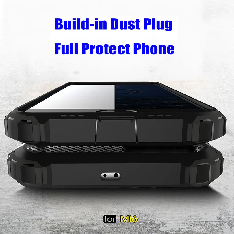 Tough Armor Strong Drop Proof Heavy Duty Neo Hybrid PC + TPU Silicon Cover Case for XiaoMI 6 5S Plus M603
Tough Armor Strong Drop Proof Heavy Duty Neo Hybrid PC + TPU Silicon Cover Case for XiaoMI 6 5S Plus M603