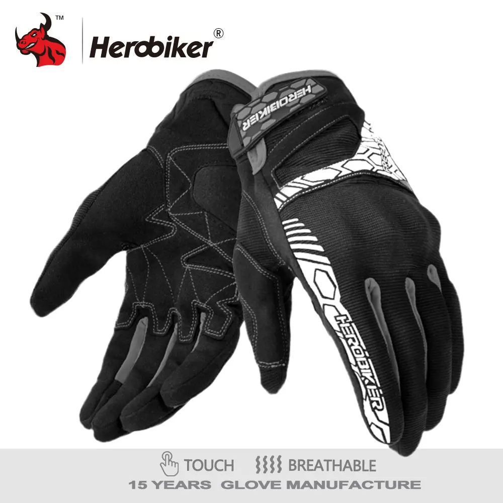 HEROBIKER Motorcycle Gloves Touch Screen Moto Gloves Men Motocross Gloves Breathable Racing Riding Motorbike Gloves Guantes
HEROBIKER Motorcycle Gloves Touch Screen Moto Gloves Men Motocross Gloves Breathable Racing Riding Motorbike Gloves Guantes