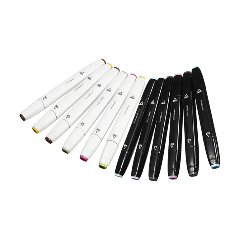Kicute 80 Colors Painting Art Marker Pen Alcohol Marker Pen Cartoon Graffiti Double Headed Sketch Art Markers Set Black/White
Kicute 80 Colors Painting Art Marker Pen Alcohol Marker Pen Cartoon Graffiti Double Headed Sketch Art Markers Set Black/White