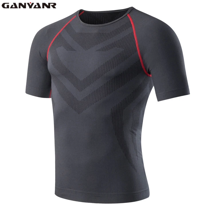 GANYANR Brand Compression T Shirt Short Sleeve Man Dry Fit T Shirts Training Tights Sport Quick Dry Solid Spandex Jogging Suits
GANYANR Brand Compression T Shirt Short Sleeve Man Dry Fit T Shirts Training Tights Sport Quick Dry Solid Spandex Jogging Suits