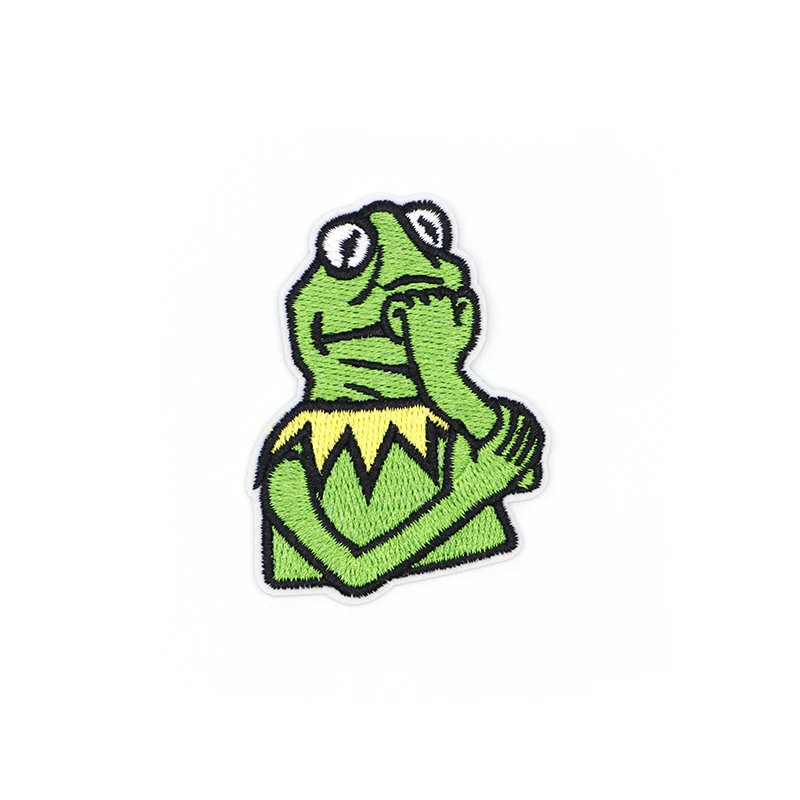 Cartoon Anime Green Frog Embroidery Patch Iron On Patches For Clothes DIY Accessory Bag Applique Armband Book Stickers S34
Cartoon Anime Green Frog Embroidery Patch Iron On Patches For Clothes DIY Accessory Bag Applique Armband Book Stickers S34